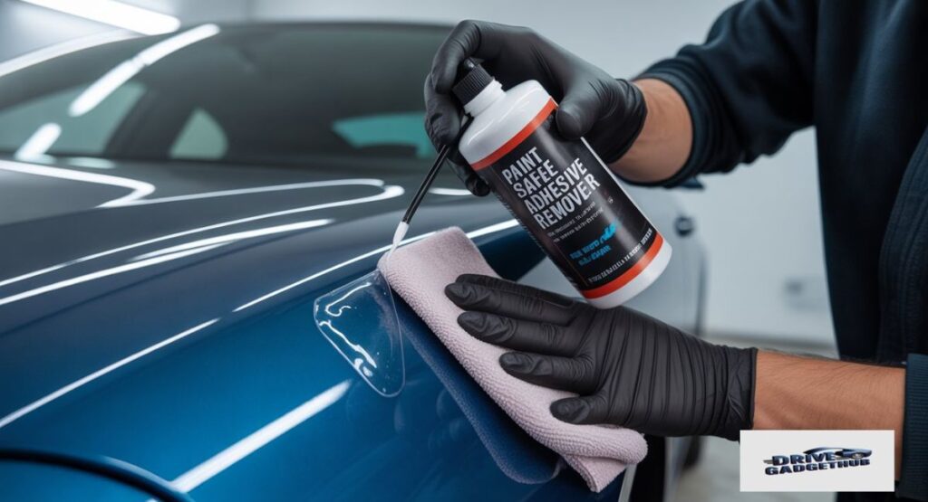 Best DIY method to Remove Glue from Car Paint