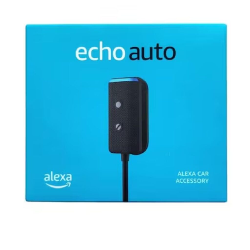 Echo Auto (2nd Gen) – smart Bluetooth car kit for voice navigation support and hands-free calling