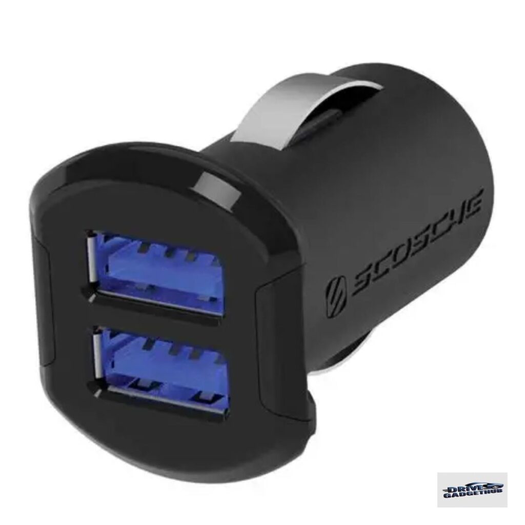 Scosche ReVolt Dual USB-C car charger for high-power devices and laptops
