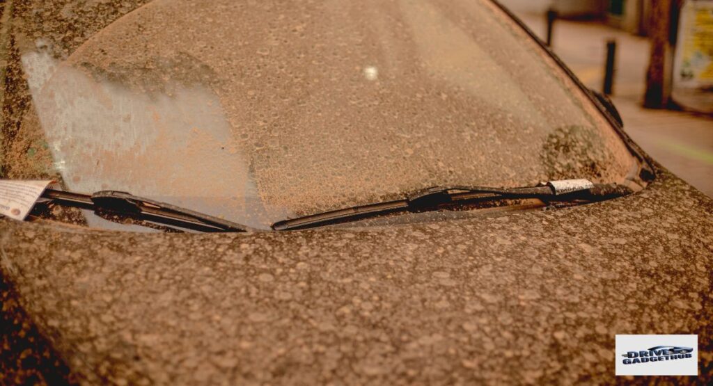 Soft Touch Car Wash Removing Heavy Dirt from Car Surface
