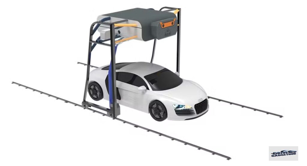 Touchless, Rollover, and Tunnel Car Wash Machines with Price Tags