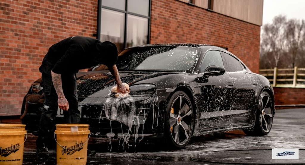 Two Bucket Wash Method Setup for Safe Car Washing